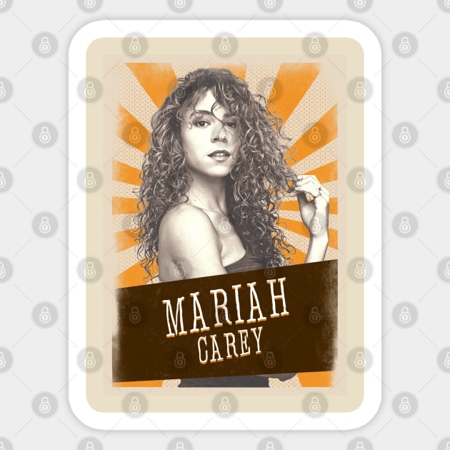 Vintage Aesthetic Mariah Carey 80s Sticker by SkulRose